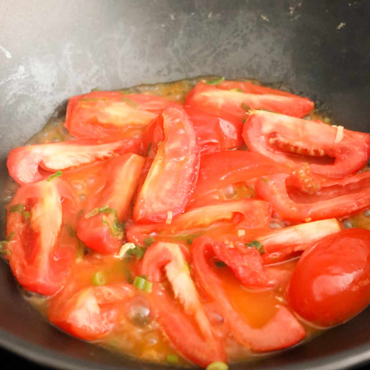 Cooking tomatoes